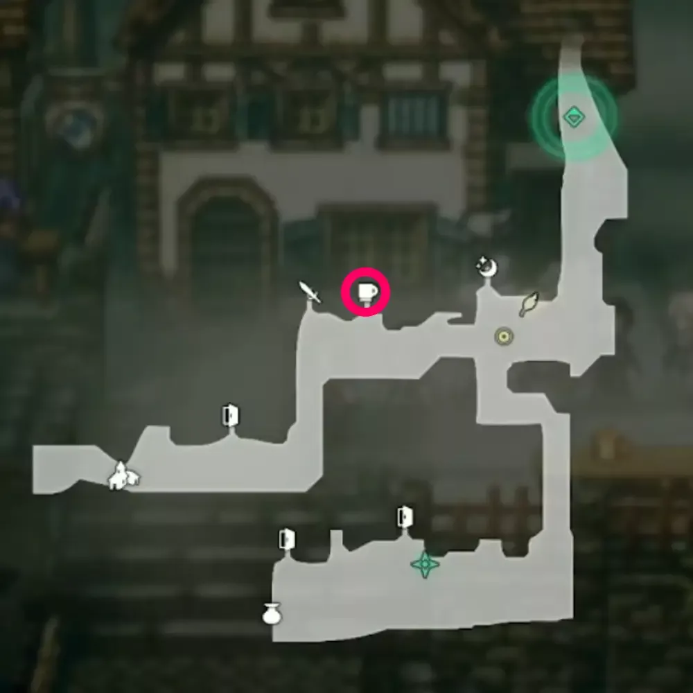 ヴィアトルとの出会いのマップ