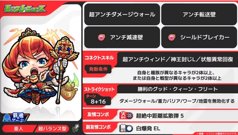 エリザベス獣神化改の性能