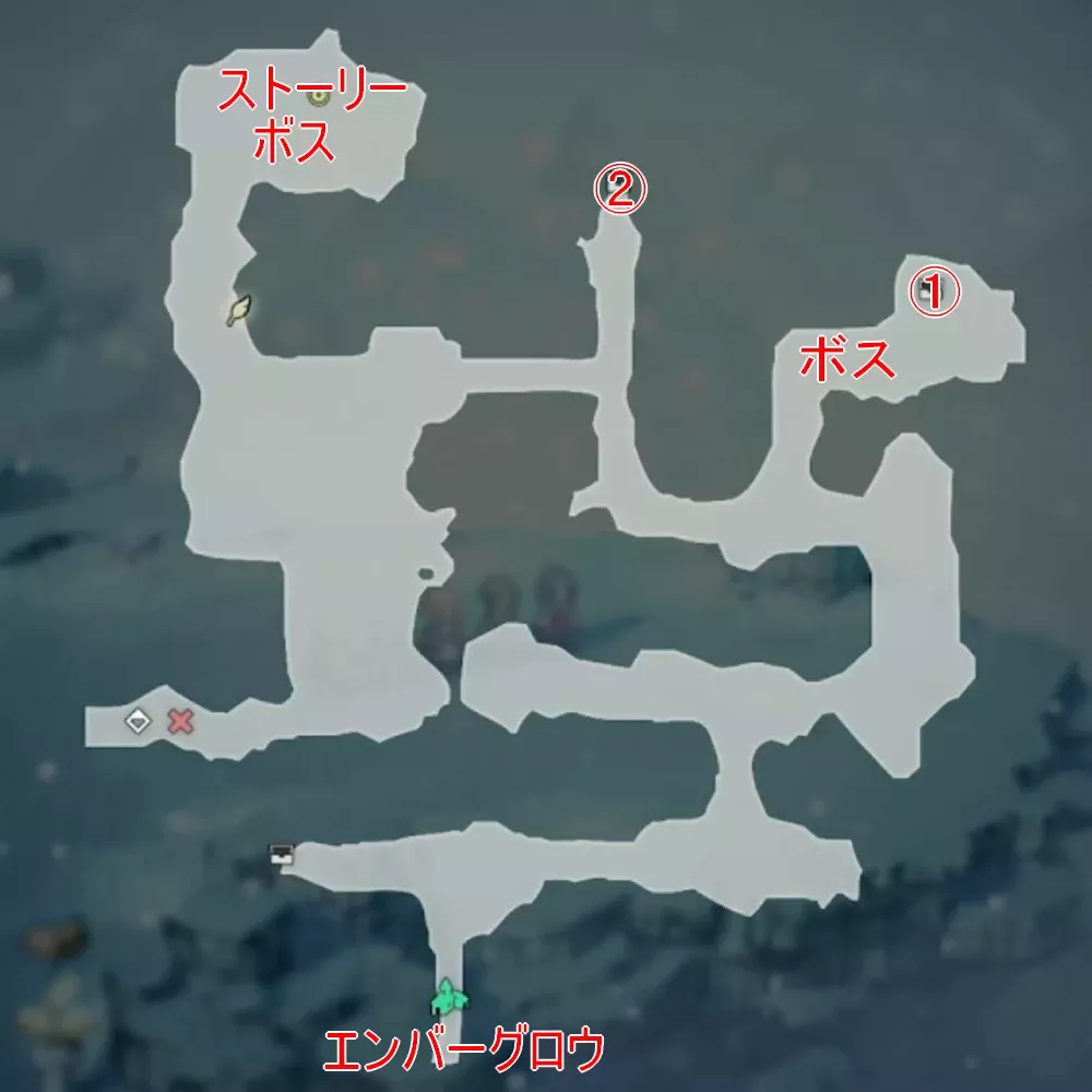 エンバーグロウ雪山