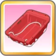 ゲレンデを翔る赤画像