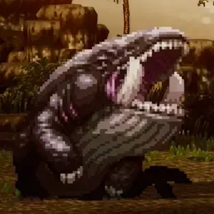 獰猛なリックホエール画像