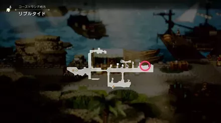 トレサとの出会いのマップ