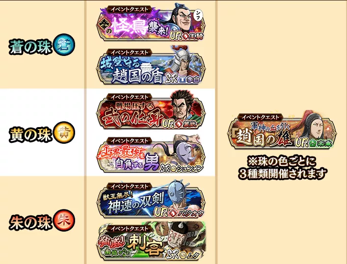 同盟試練対称クエストバナー