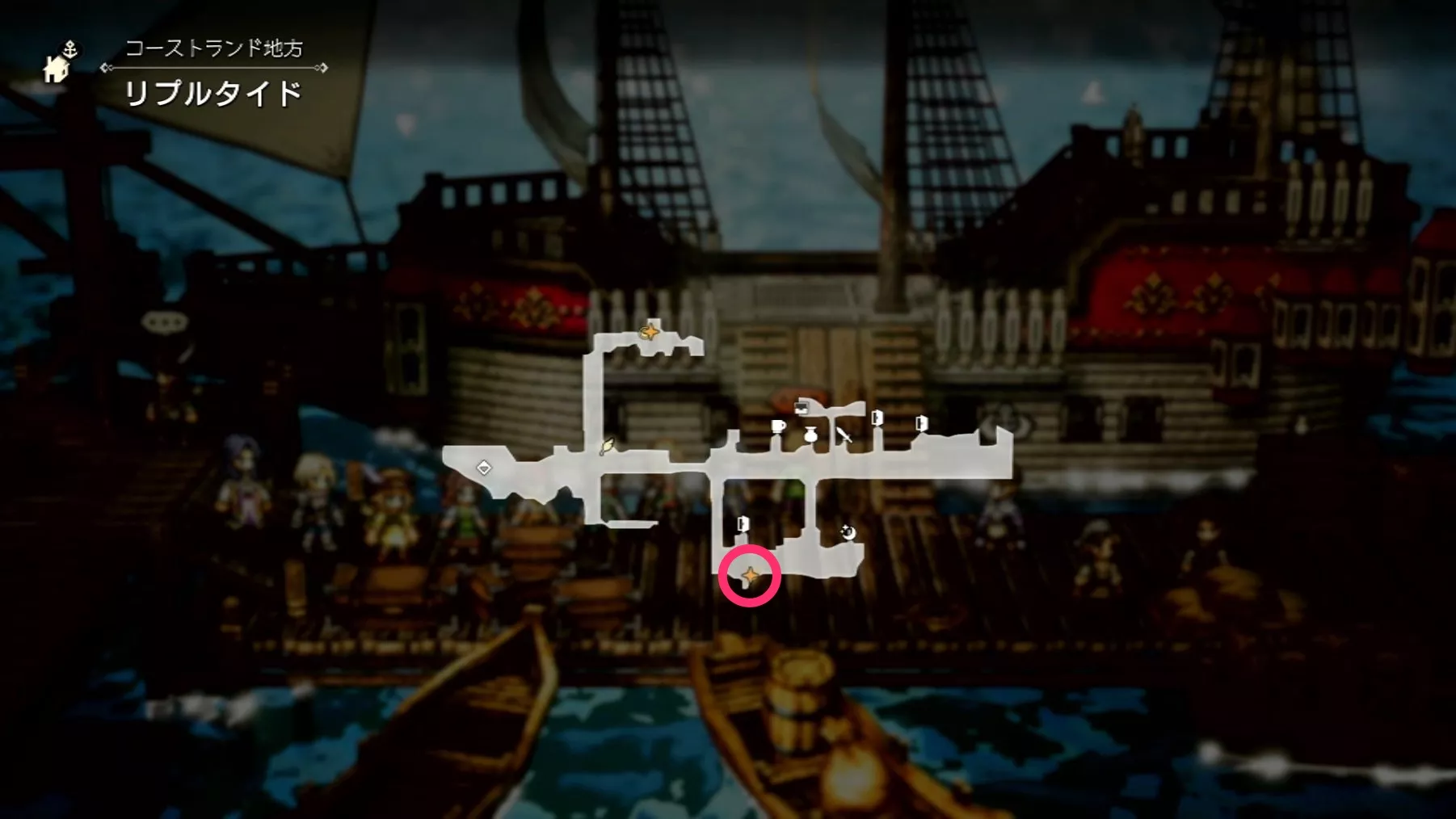 偏屈な師匠のマップ