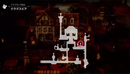 崖の鳥の卵のマップ