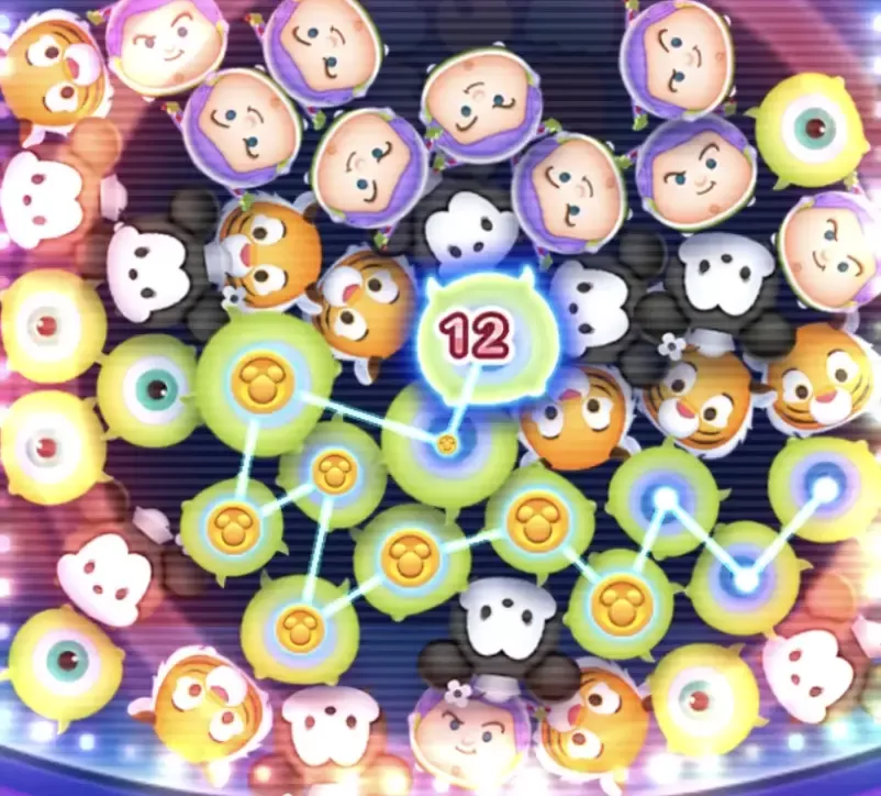 チェーン数が多いほど消去数が増える