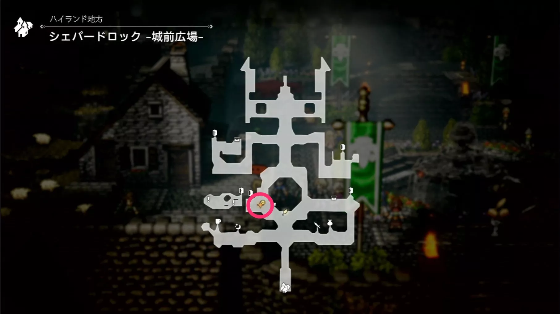 アルパカあつめのマップ