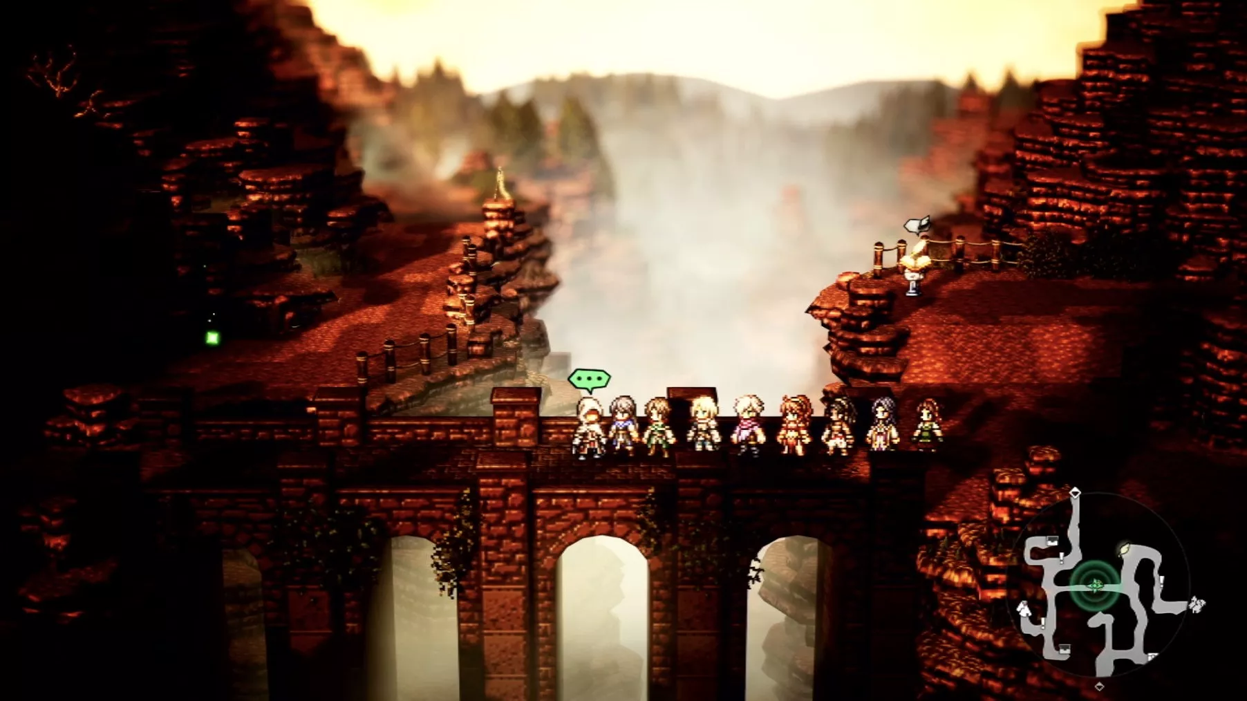 クラグスピア崖道橋