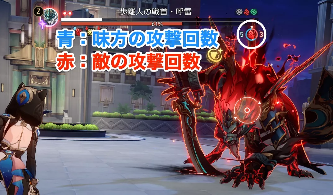 攻撃回数カウント