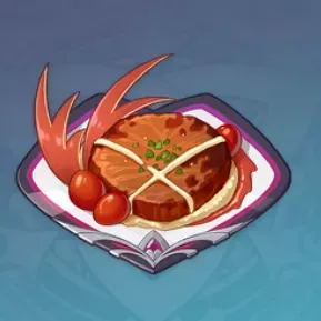 リンゴと肉の煮込み(試作品)の画像