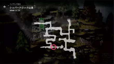 シェパードロック山道マップ