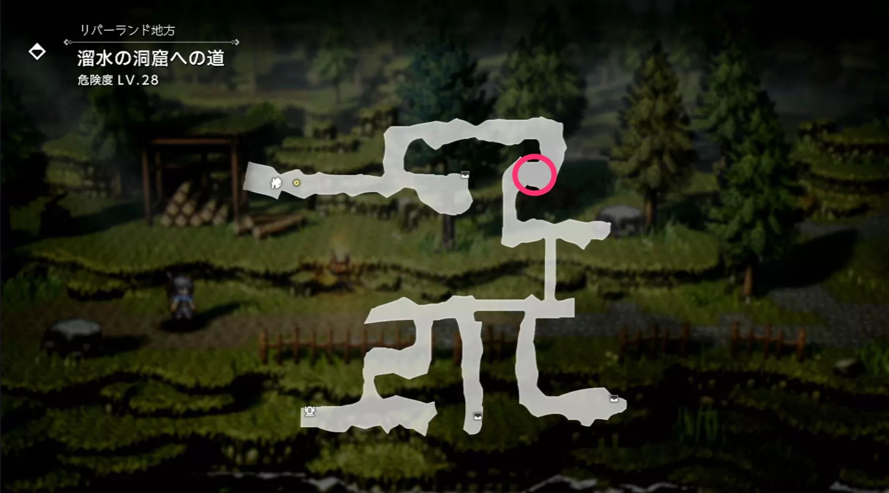 アーフェンとの出会いのマップ