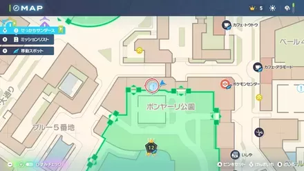 華麗な華麗な華麗な連続技の拡大マップ画像