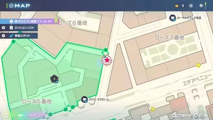 せっかちサンダースの拡大マップ画像