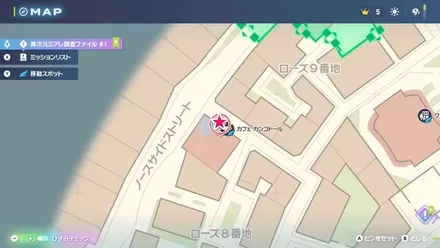 とある小説家の冒険譚の拡大マップ画像