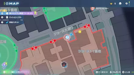 おさんぽ大好きパピモッチの拡大マップ画像