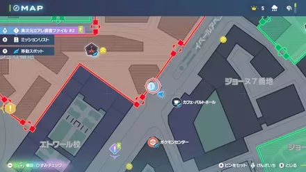 カラカラアンケートの拡大マップ画像