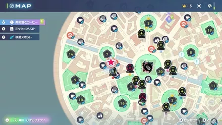 あのベンチを求めてのマップ画像 size:440x0