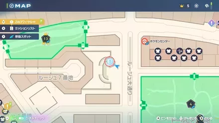 お好きなニャースを選ぶにゃんの拡大マップ画像