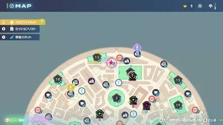 お好きなニャースを選ぶにゃんのマップ画像 size:440x0