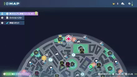 墓地のボチボチ怖い話のマップ画像 size:440x0