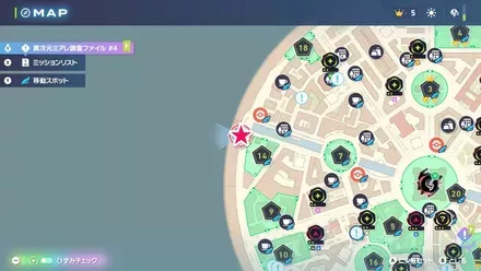 キオスクの店番のマップ画像 size:440x0