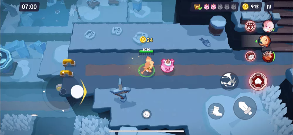 ステージ13-1(ハード)のくまゼリーと宝箱の場所