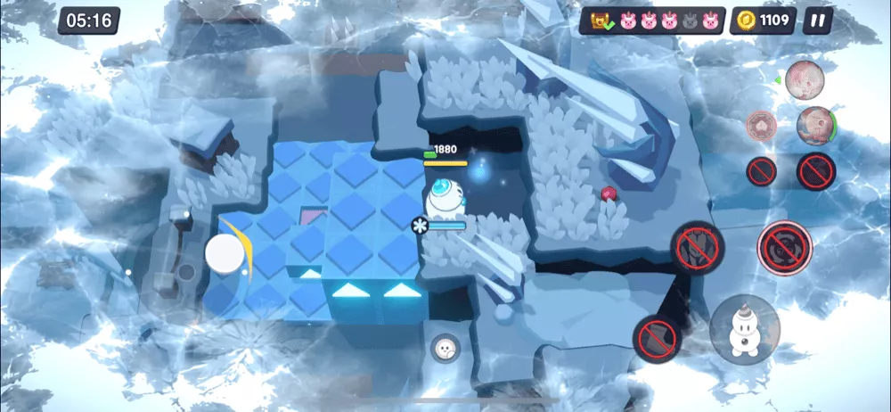 ステージ13-1(ハード)のくまゼリーと宝箱の場所