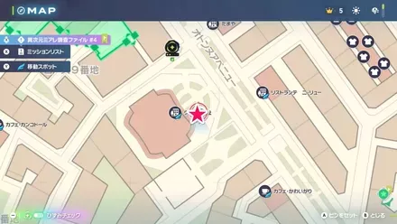 警備モルペコ検討中の拡大マップ画像