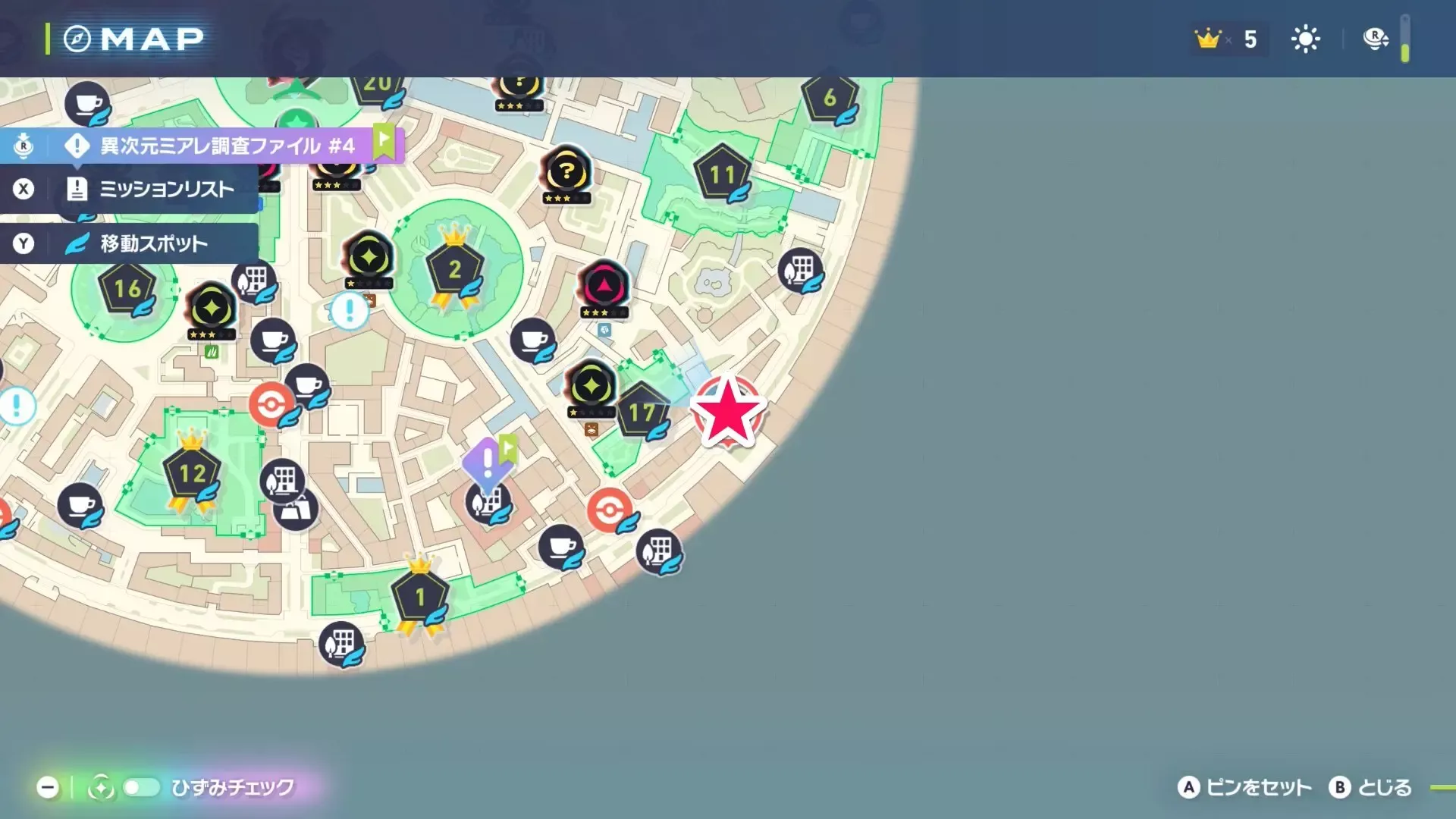 DLCのサイドミッション151の場所