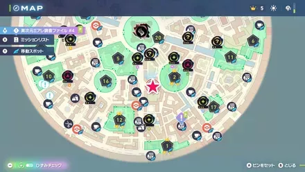 ヒンバスと仲良しのマップ画像 size:440x0