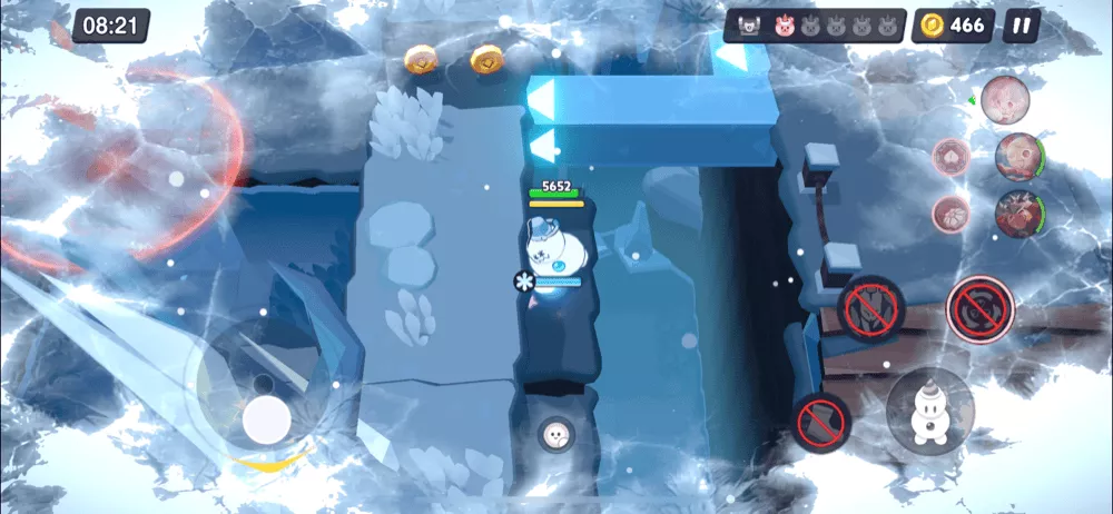 ステージ13-4(ハード)のくまゼリーと宝箱の場所