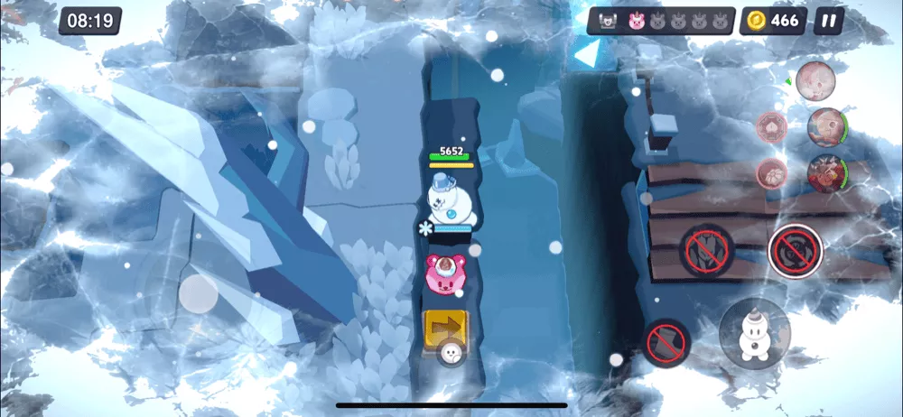 ステージ13-4(ハード)のくまゼリーと宝箱の場所