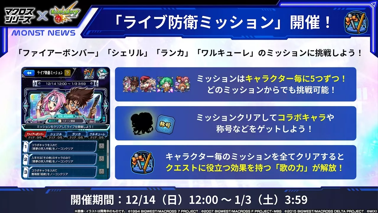 ライブ防衛ミッションが開催