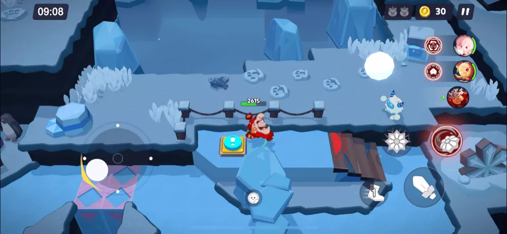 ステージ13-5(ハード)のくまゼリーと宝箱の場所