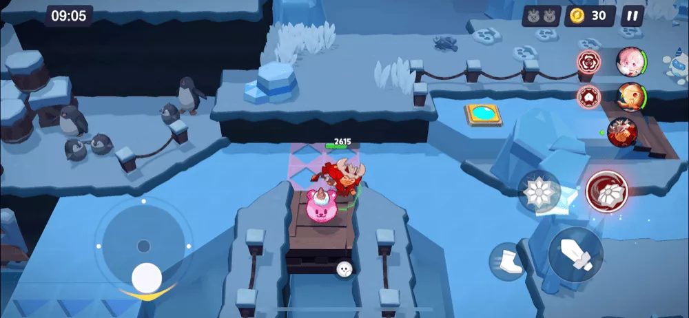 ステージ13-5(ハード)のくまゼリーと宝箱の場所