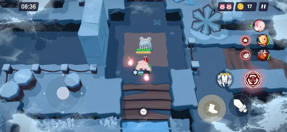 ステージ13-5(ハード)のくまゼリーと宝箱の場所