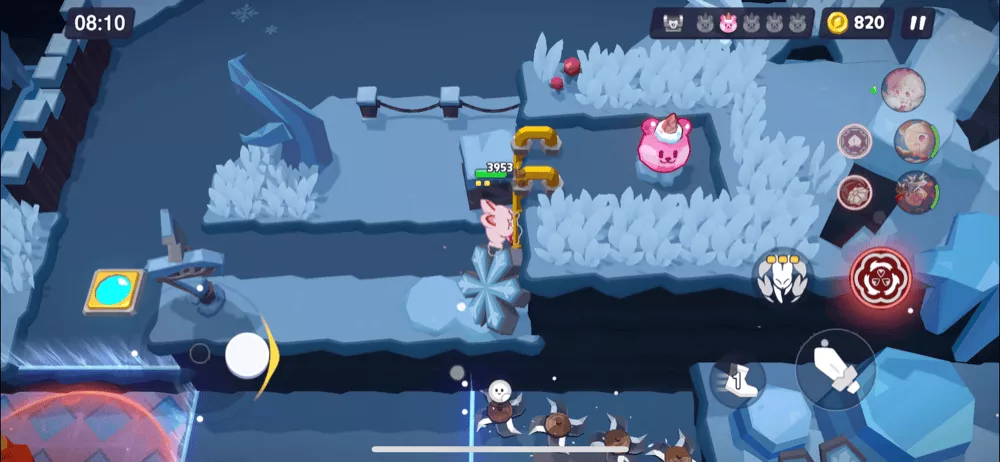 ステージ13-7(ハード)のくまゼリーと宝箱の場所