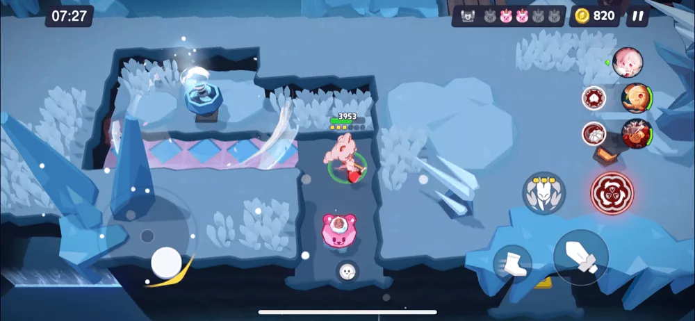 ステージ13-7(ハード)のくまゼリーと宝箱の場所