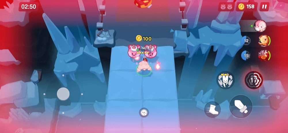 ステージ13-8(ハード)のくまゼリーの場所