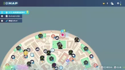 ミアレ美術館強盗事件のマップ画像 size:440x0