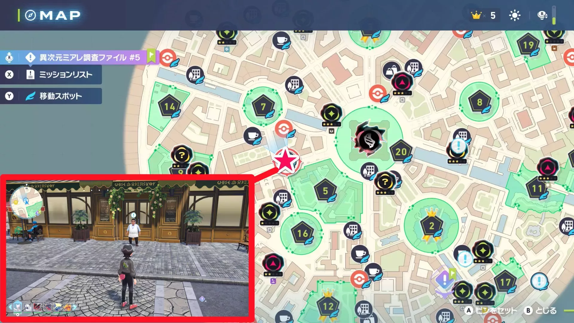 おとこまえのイエッサンのマップ