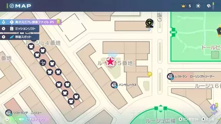 レーヴ・デ・ムシャーナの拡大マップ画像