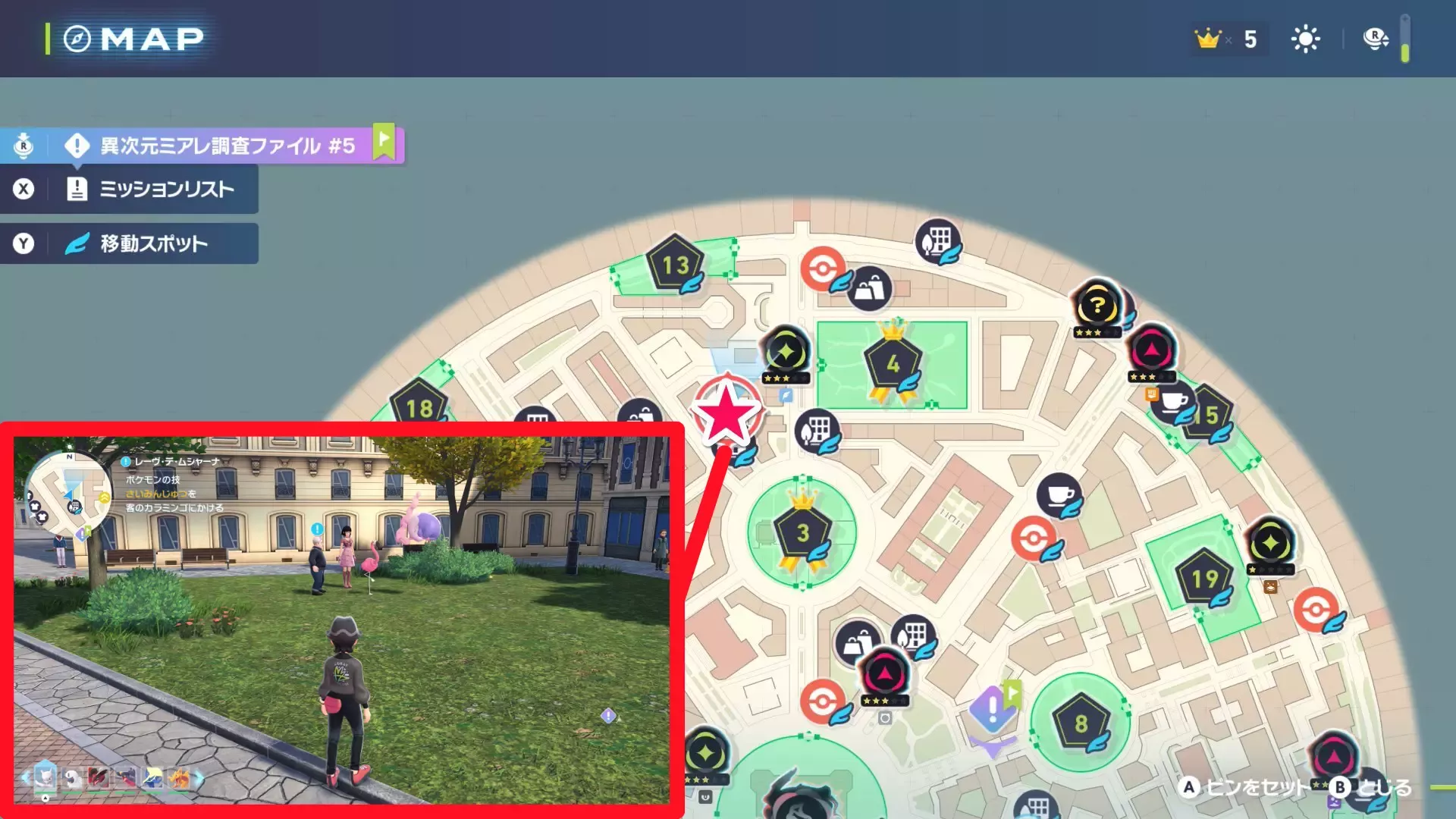 レーヴ・デ・ムシャーナのマップ