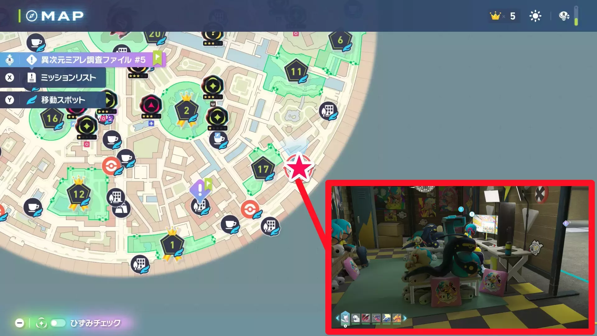 マルゴシサバイバー！のマップ