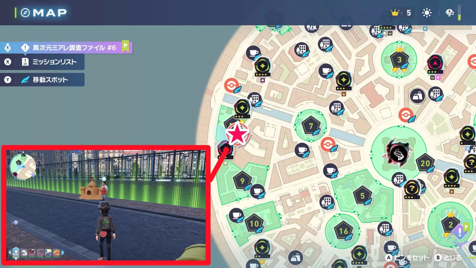 30秒で撃破シロ！のマップ