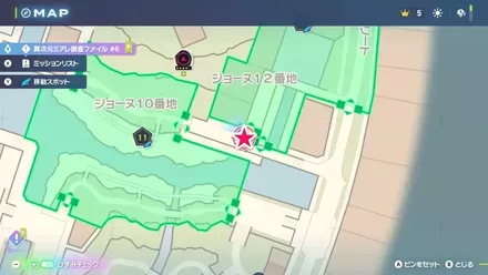 おてんば娘のハナちゃんの拡大マップ画像