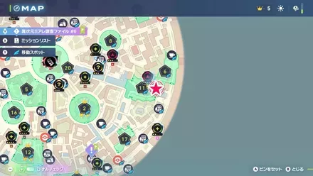 おてんば娘のハナちゃんのマップ画像 size:440x0