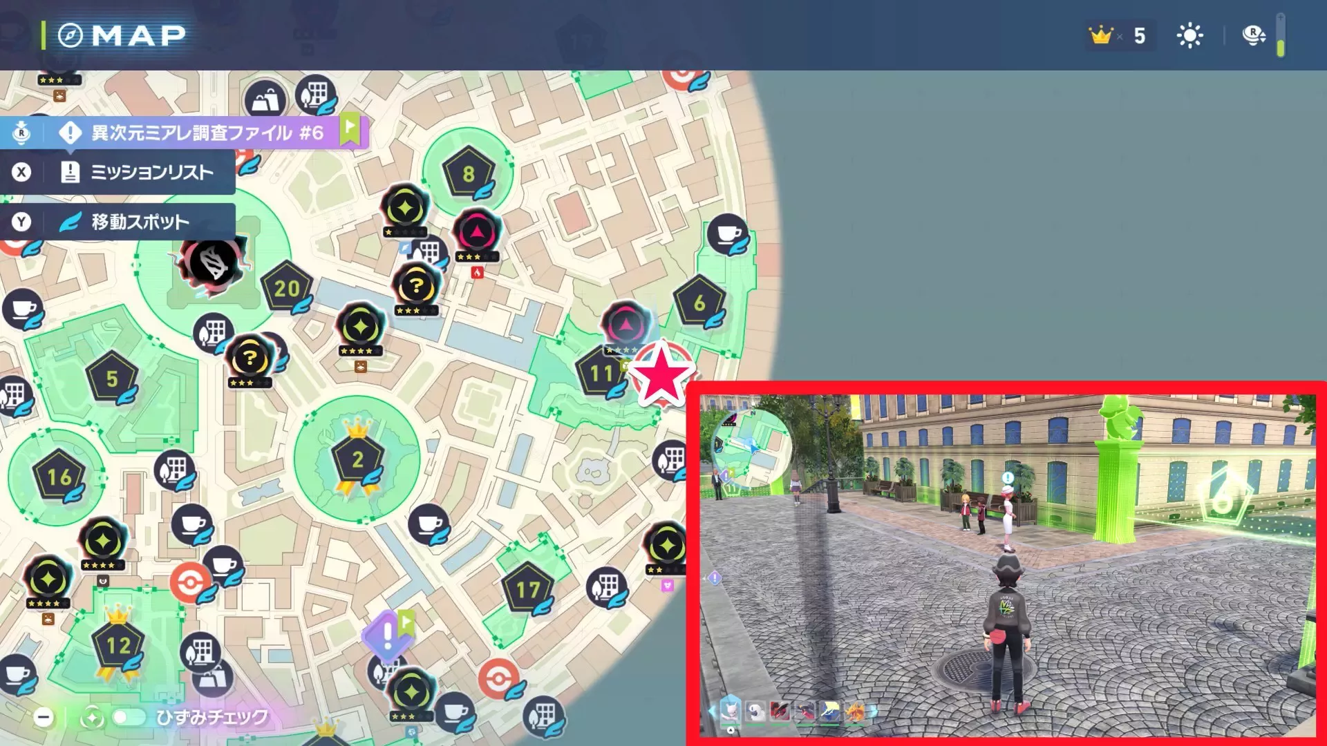 おてんば娘のハナちゃんのマップ