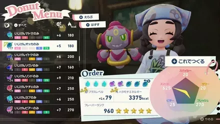 スイートとフレッシュを高めるレシピがおすすめ